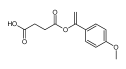 4-((1-(4-methoxyphenyl)vinyl)oxy)-4-oxobutanoic acid结构式