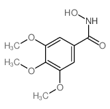 Benzamide,N-hydroxy-3,4,5-trimethoxy- Structure