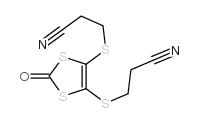 4,5-bis-(2-Cyanoethylthio)-1,3-dithiol-2-one structure