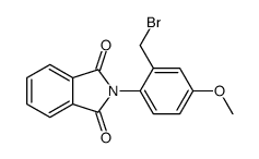 2-[2-(bromomethyl)-4-methoxyphenyl]isoindole-1,3-dione Structure