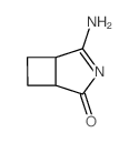 3-Azabicyclo[3.2.0]hept-3-en-2-one,4-amino- Structure