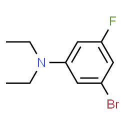 3-Bromo-5-fluoro-N,N-diethylaniline结构式