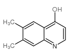 6,7-DIMETHYL-4-HYDROXYQUINOLINE Structure