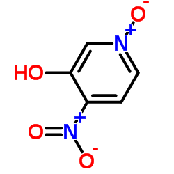 4-Nitro-3-pyridinol 1-oxide structure