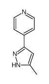 4-(5-methyl-1H-pyrazol-3-yl)pyridine Structure