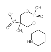 2-hydroxy-5-methyl-5-nitro-1,3-dioxa-2$l^C9H19N2O6P-phosphacyclohexane 2-oxide; piperidine picture