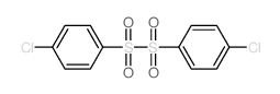 1,2-Bis(4-chlorophenyl)disulfane 1,1,2,2-tetraoxide structure