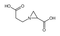 1-Aziridinepropanoicacid,2-carboxy-(9CI) Structure