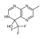 3,4-Dihydro-7-methyl-4-(trifluoromethyl)-4-pteridinol结构式