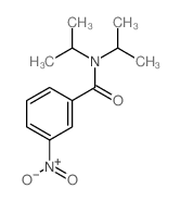 3-nitro-N,N-dipropan-2-yl-benzamide结构式