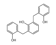 2,6-bis[(2-hydroxyphenyl)methyl]phenol结构式