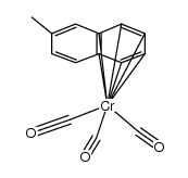 (2-methyl-4a,5-8,8a-η-naphthalene)chromium tricarbonyl结构式