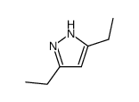 3,5-二乙基-1H-吡唑结构式