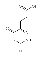 3-(3,5-dioxo-2H-1,2,4-triazin-6-yl)propanoic acid Structure