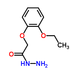 Acetic acid, (2-ethoxyphenoxy)-, hydrazide (9CI) Structure