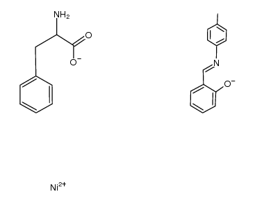 Ni(2-OC6H4CHNC6H4CH3-4)(phenylalaninate) Structure