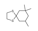 7,7,9-trimethyl-1,4-dithia-spiro[4.5]decane Structure