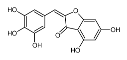 (2Z)-4,6-Dihydroxy-2-[(3,4,5-trihydroxyphenyl)methylene]benzofuran-3(2H)-one Structure