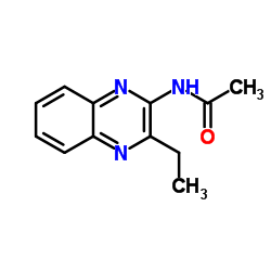 Acetamide, N-(3-ethyl-2-quinoxalinyl)- (9CI) Structure