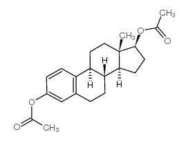 雌二醇二乙酸酯结构式