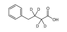 4-苯基丁酸-D4结构式