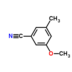 3-甲氧基-5-甲苯甲腈结构式