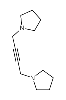 Pyrrolidine,1,1'-(2-butyne-1,4-diyl)bis- Structure