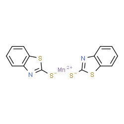 2-Mercaptobenzothiazole, manganese salt结构式