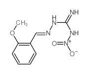 hydroxy-[[N-[(2-methoxyphenyl)methylideneamino]carbamimidoyl]amino]-oxo-azanium picture