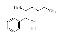 2-amino-1-phenyl-hexan-1-ol结构式