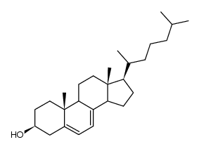 cholesta-5,7-dien-3β-ol结构式