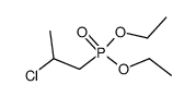 Diaethyl-2-chlorpropylphosphonat Structure