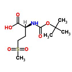 Boc-Met(O2)-OH Structure