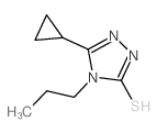 5-环丙基-4-丙基-4H-1,2,4-噻唑-3-硫醇图片