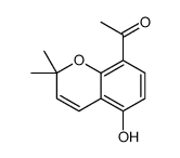 1-(5-hydroxy-2,2-dimethylchromen-8-yl)ethanone结构式