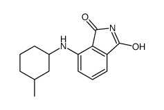 4-[(3-methylcyclohexyl)amino]isoindole-1,3-dione结构式