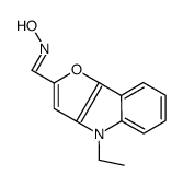 N-[(4-ethylfuro[3,2-b]indol-2-yl)methylidene]hydroxylamine结构式