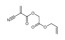 (2-oxo-2-prop-2-enoxyethyl) 2-cyanoprop-2-enoate Structure