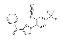 [5-[2-azido-4-(trifluoromethyl)phenyl]furan-2-yl]-phenylmethanone Structure