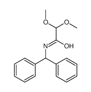 N-benzhydryl-2,2-dimethoxyacetamide Structure