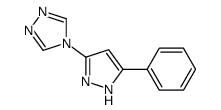 4-(5-phenyl-1H-pyrazol-3-yl)-1,2,4-triazole结构式