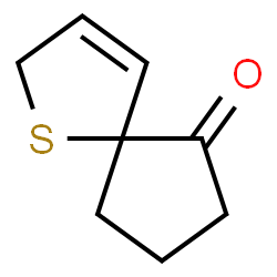 1-Thiaspiro[4.4]non-3-en-6-one,(-)-(9CI) Structure