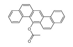 dibenz[a.h]anthracen-7-ol acetate Structure