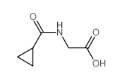 Glycine, N-(cyclopropylcarbonyl)- (9CI) Structure