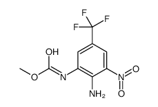 methyl N-[2-amino-3-nitro-5-(trifluoromethyl)phenyl]carbamate结构式