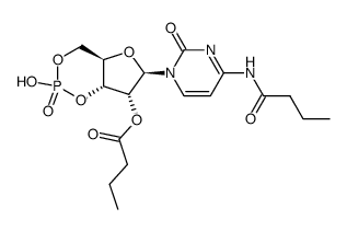 N4 2'-O-DIBUTYRYLCYTIDINE 3':5'-CYCLIC结构式