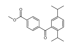 methyl 4-[2,5-di(propan-2-yl)benzoyl]benzoate结构式