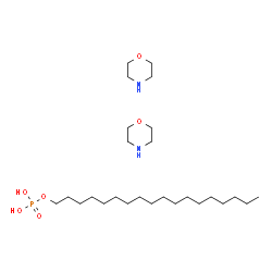 octadecyl dihydrogen phosphate, compound with morpholine (1:2) structure