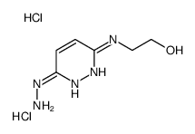 2-[(6-hydrazinylpyridazin-3-yl)amino]ethanol,dihydrochloride Structure