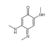 2,5-bis(methylamino)-4-methyliminocyclohexa-2,5-dien-1-one结构式